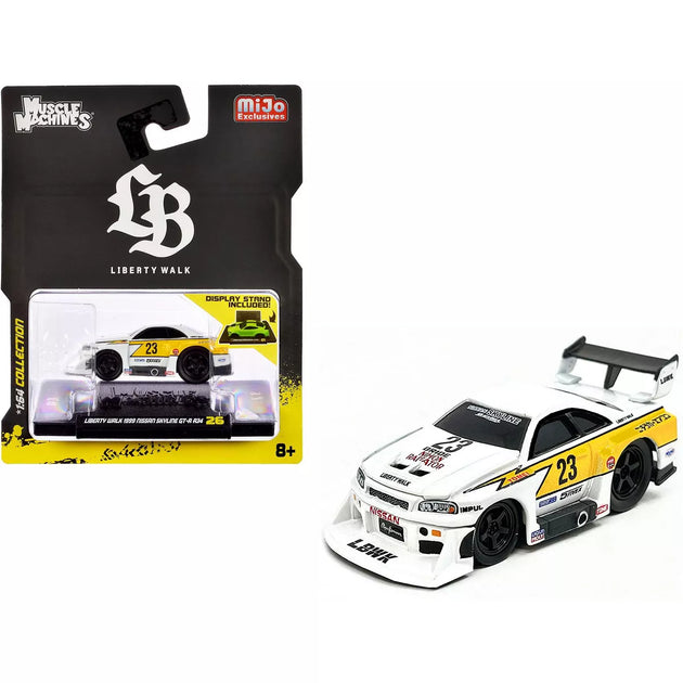 1999 Nissan Skyline GT-R R34 Super Silhouette #23 White with