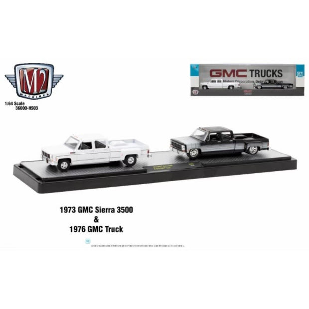 1973 GMC Sierra 3500 & 1976 GMC Truck Auto-Haulers - Hobby Exclusives