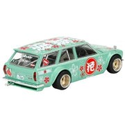 1971 Datsun 510 Wagon RHD "Hanami V2" Light Green w/Graphics