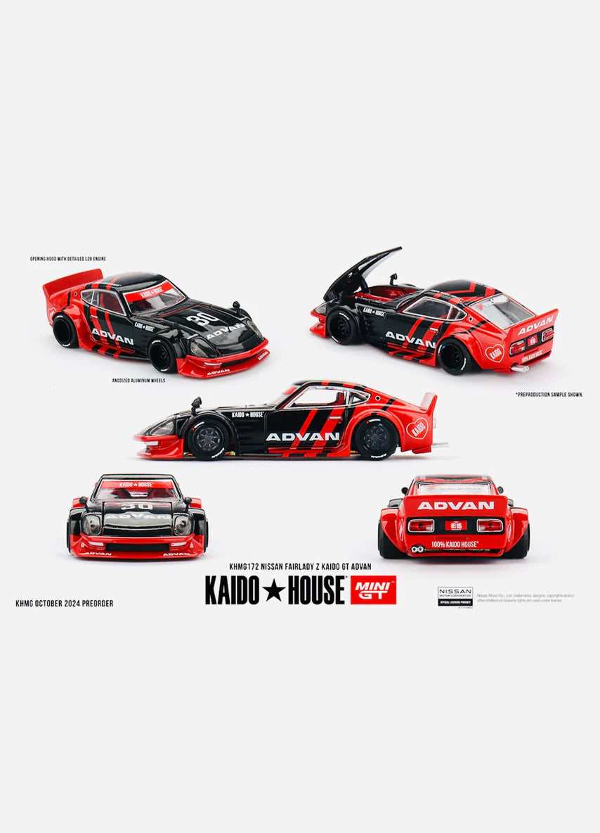 Nissan Fairlady Z Kaido GT Advan #172 – MAZE Collectibles