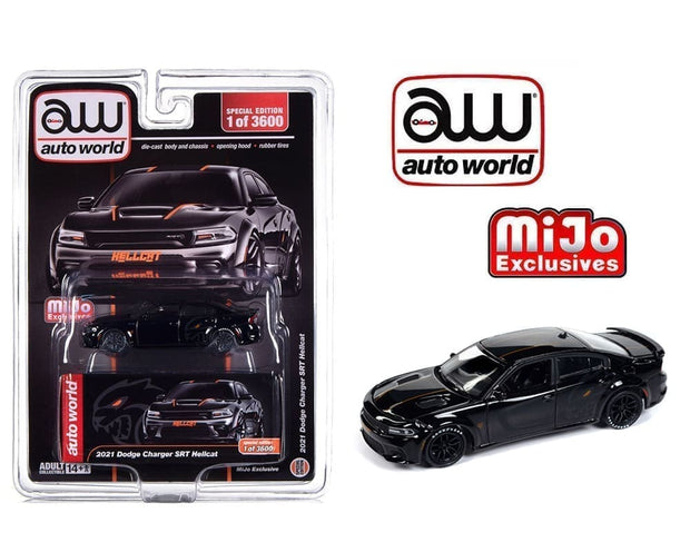2021 Dodge Charger SRT Hellcat Custom Black Limited 3,600 pieces – Mijo Exclusives