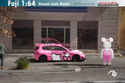 Fuji Honda Civic EG6 5th Gen MK5 Rocket Bunny Hello Kitty Livery With Kitty Bear Brick Figure