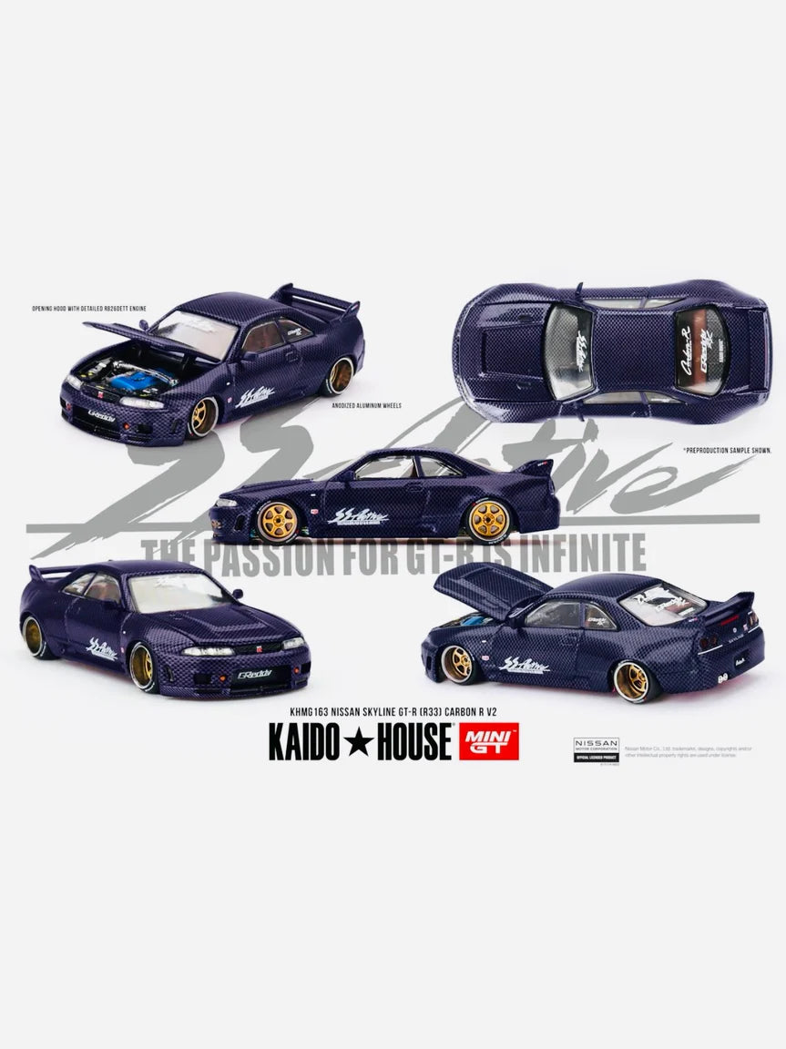 ミニカー NISSAN SKYLINE GT-R (R33) INNO 1/64 NISSAN SKYLINE GT-R (R33) 日産 スカイライン