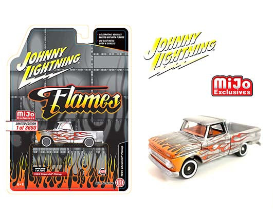 Johnny Lightning - 1966 Chevrolet Pickup - Flames