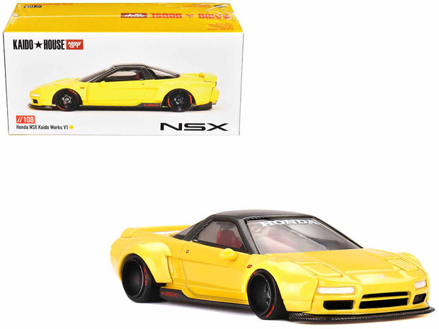 Honda NSX V1 Yellow Kaido House KHMG0108