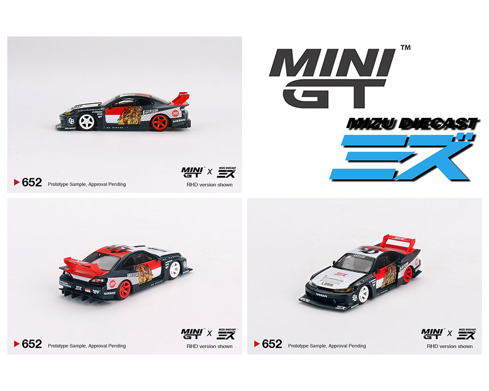 ミニカー MINI GT MIZU 652 NISSAN SILVIA S15 GARUD 652 - LB-Super Silhouette Nissan SILVIA (S15)“GARUDA” MINI