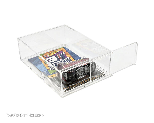 Showcase 1:64 Basic Hot Wheel/Matchbox Collector Single Display Case (5.25″x2.5″x7.5″) – Mijo Exclusives