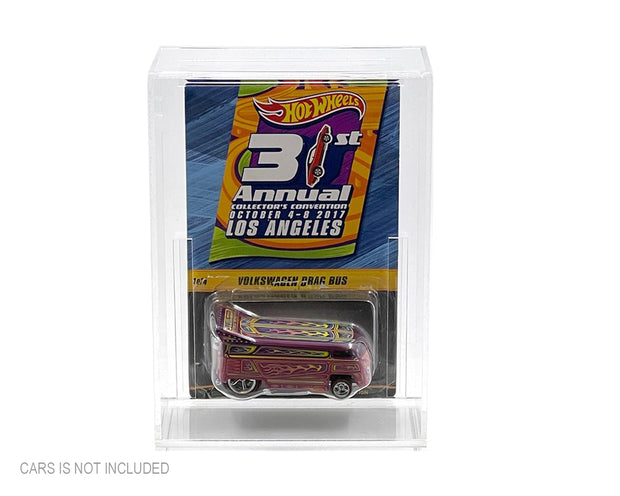 Showcase 1:64 Basic Hot Wheel/Matchbox Collector Single Display Case (5.25″x2.5″x7.5″) – Mijo Exclusives