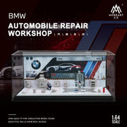 BMW AUTOMOBILE REPAIR WORKSHOP DIORAMA SCENE