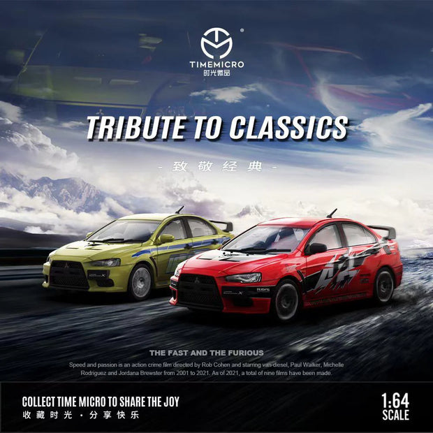 Furious Red Mitsubishi Evo X Fast and the Furious - Red – MAZE Collectibles