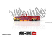 Chevrolet Silverado Dually on Fire V1 Red With Flames