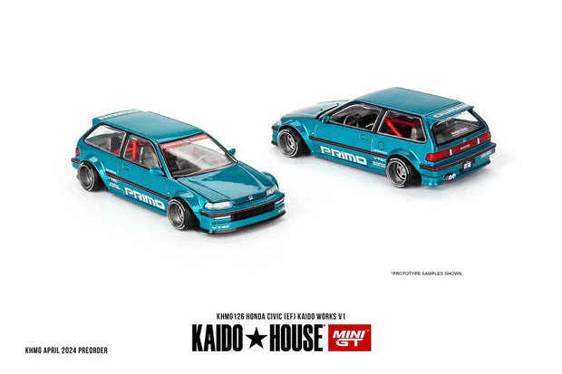 Honda Civic (EF) Tahitian Green Kaido Works V1