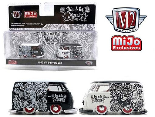 1960 Volkswagen Delivery Van 2021 Dia De Los Muertos 2 Pack MiJo Exclusive